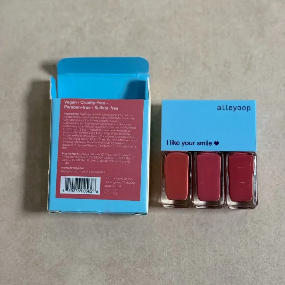 Alleyoop Multi-Mood Lip Trio Mauve On Cream Matte Gloss Set